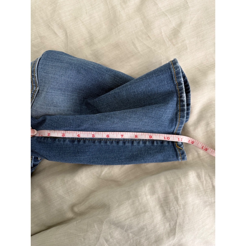 Gap Bermuda Jean Shorts Size 4 Medium Wash Y2K Coastal Casual Denim - Picture 4 of 8